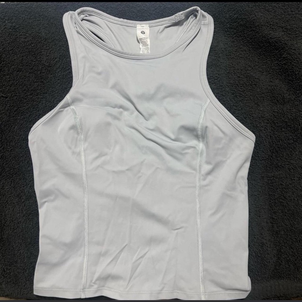 Lululemon Athletica Light Gray Tank Top